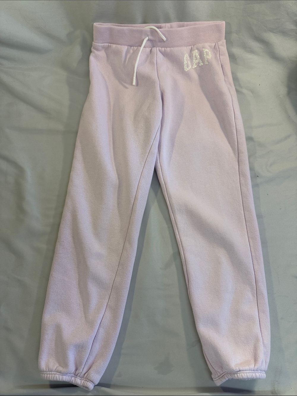GAP Light Pink Fleece Joggers with Drawstring